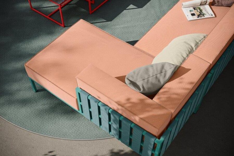Iconic lounge minttuerkis Lopi Tangerine Nemo Detail1